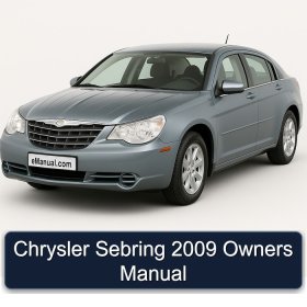Chrysler Sebring 2009 Owners Manual