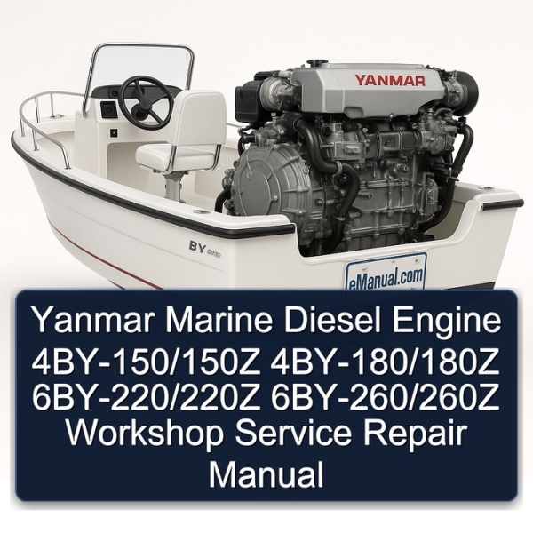 Yanmar Marine Diesel Engine 4BY-150/150Z 4BY-180/180Z 6BY-220/220Z 6BY-260/260Z Workshop Service Repair Manual