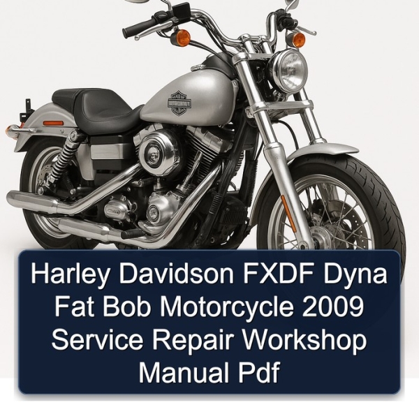 Harley Davidson FXDF Dyna Fat Bob Motorcycle 2009 Service Repair Workshop Manual Pdf