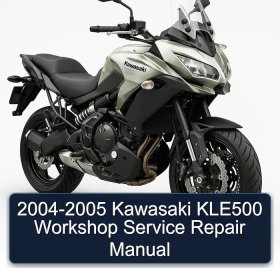 2004-2005 Kawasaki KLE500 Workshop Service Repair Manual