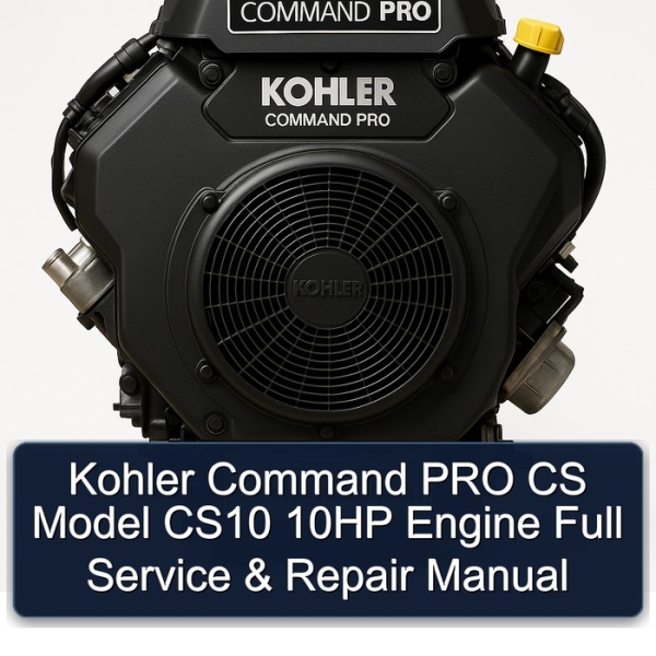 Kohler Command PRO CS Model CS10 10HP Engine Full Service & Repair Manual