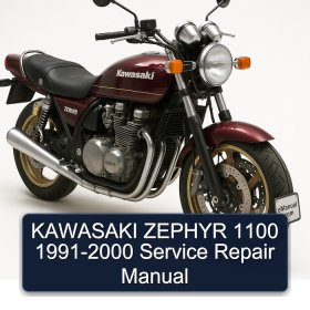 KAWASAKI ZEPHYR 1100 1991-2000 Service Repair Manual