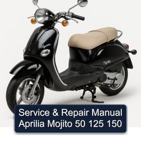 Service & Repair Manual Aprilia Mojito 50 125 150