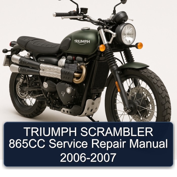 TRIUMPH SCRAMBLER 865CC Service Repair Manual 2006-2007