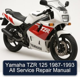 Yamaha TZR 125 1987-1993 All Service Repair Manual