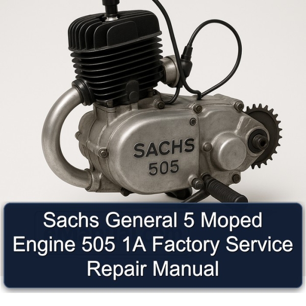 Sachs General 5 Moped Engine 505 1A Factory Service Repair Manual