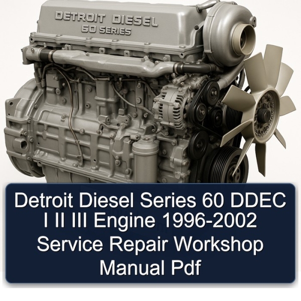 Detroit Diesel Series 60 DDEC I II III Engine 1996-2002 Service Repair Workshop Manual Pdf
