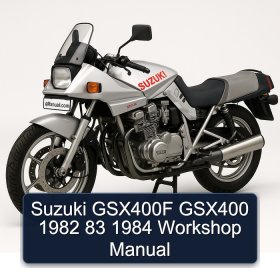 Suzuki GSX400F GSX400 1982 83 1984 Workshop Manual