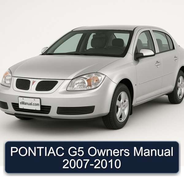 PONTIAC G5 Owners Manual 2007-2010