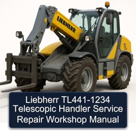 Liebherr TL441-1234 Teleskoplader Werkstatt Handbuch