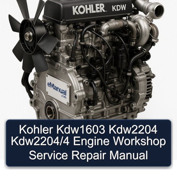 Kohler Kdw1603 Kdw2204 Kdw2204/4 Engine Workshop Service Repair Manual