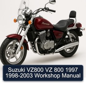 Suzuki VZ800 VZ 800 1997 1998-2003 Workshop Manual