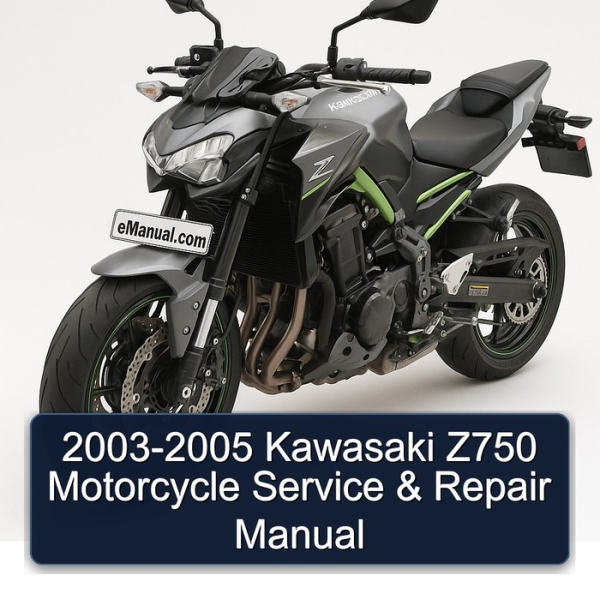 2003-2005 Kawasaki Z750 Motorcycle Service & Repair Manual