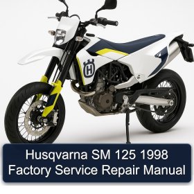 Husqvarna SM 125 1998 Factory Service Repair Manual