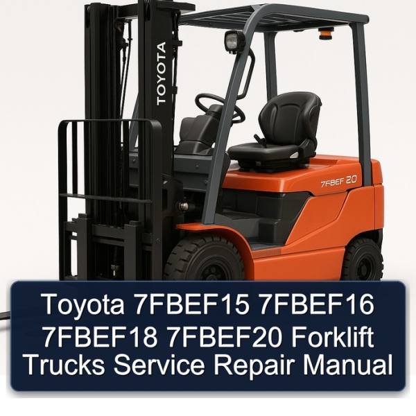Toyota 7FBEF15 7FBEF16 7FBEF18 7FBEF20 Forklift Trucks Service Repair Manual