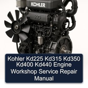 Kohler Kd225 Kd315 Kd350 Kd400 Kd440 Engine Workshop Service Repair Manual