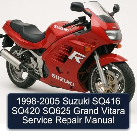 1998-2005 Suzuki SQ416 SQ420 SQ625 Grand Vitara Service Repair Manual