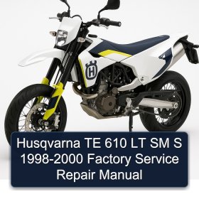 Husqvarna TE 610 LT SM S 1998-2000 Factory Service Repair Manual