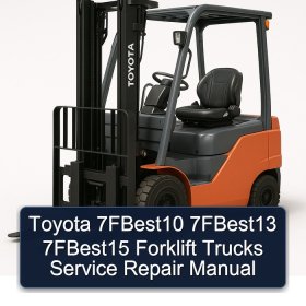 Toyota 7FBest10 7FBest13 7FBest15 Forklift Trucks Service Repair Manual