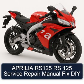 APRILIA RS125 RS 125 Service Repair Manual Fix DIY