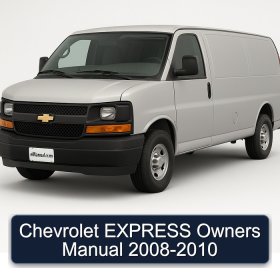 Chevrolet EXPRESS Owners Manual 2008-2010