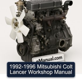 1992-1996 Mitsubishi Colt Lancer Workshop Manual