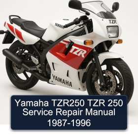 Yamaha TZR250 TZR 250 Service Repair Manual 1987-1996