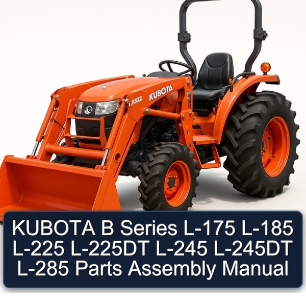 KUBOTA B Series L-175 L-185 L-225 L-225DT L-245 L-245DT L-285 Parts Assembly Manual