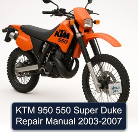 KTM 950 550 Super Duke Repair Manual 2003-2007