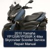 2010 Yamaha YP125R/YP250R X-Max Skycruiser Scooter Service Repair Manual