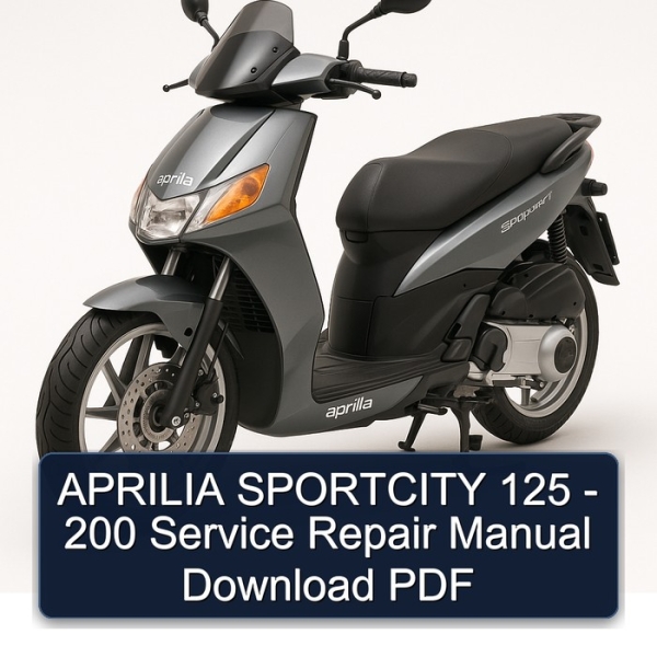 APRILIA SPORTCITY 125 - 200 Service Repair Manual Download PDF