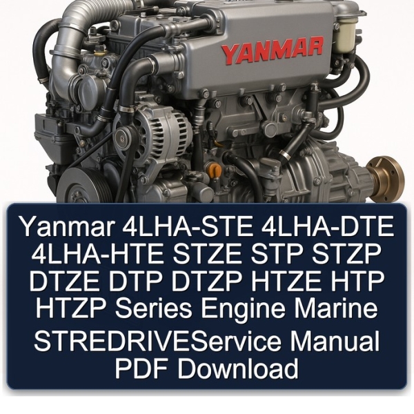 Yanmar 4LHA-STE 4LHA-DTE 4LHA-HTE STZE STP STZP DTZE DTP DTZP HTZE HTP HTZP Series Engine Marine STREDRIVEService Manual PDF Download