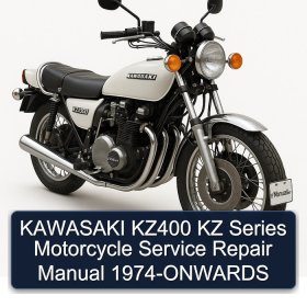 KAWASAKI KZ400 KZ Series Motorcycle Service Repair Manual 1974-ONWARDS