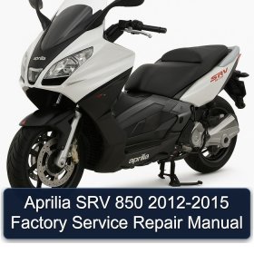 Aprilia SRV 850 2012-2015 Factory Service Repair Manual