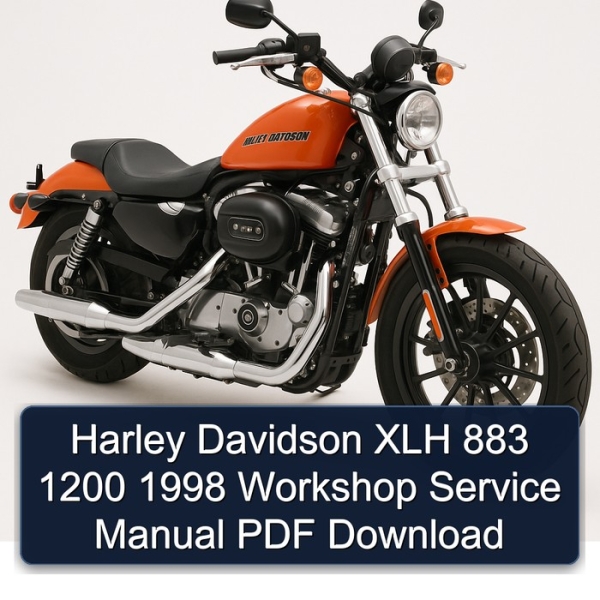Harley Davidson XLH 883 1200 1998 Workshop Service Manual PDF Download