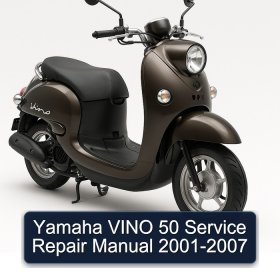 Yamaha VINO 50 Service Repair Manual 2001-2007