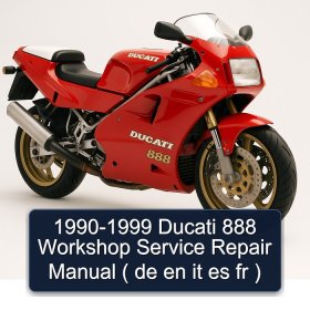 1990-1999 Ducati 888 Workshop Service Repair Manual ( de en it es fr )