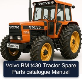 Volvo BM t430 Tractor Spare Parts catalogue Manual