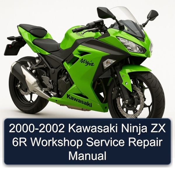 2000-2002 Kawasaki Ninja ZX 6R Workshop Service Repair Manual