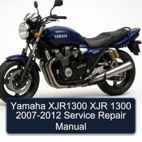 Yamaha XJR1300 XJR 1300 2007-2012 Service Repair Manual