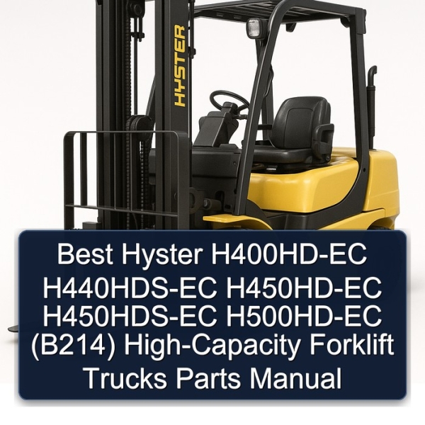 Best Hyster H400HD-EC H440HDS-EC H450HD-EC H450HDS-EC H500HD-EC (B214) High-Capacity Forklift Trucks Parts Manual