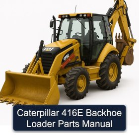 Caterpillar 416E Backhoe Loader Parts Manual
