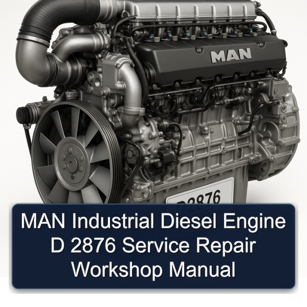 MAN Industrial Diesel Engine D 2876 Service Repair Workshop Manual