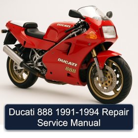 Ducati 888 1991-1994 Repair Service Manual