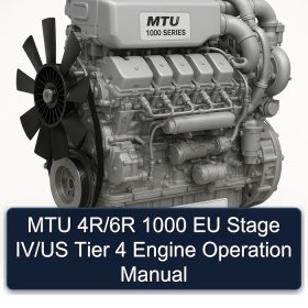 MTU 4R/6R 1000 EU Stage IV/US Tier 4 Engine Operation Manual