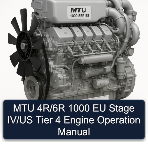 MTU 4R/6R 1000 EU Stage IV/US Tier 4 Engine Operation Manual