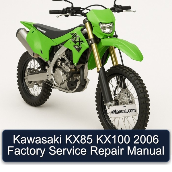 Kawasaki KX85 KX100 2006 Factory Service Repair Manual