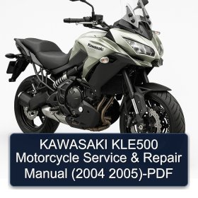 KAWASAKI KLE500 Motorcycle Service & Repair Manual (2004 2005)-PDF