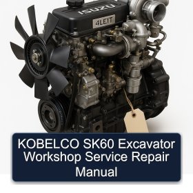KOBELCO SK60 Excavator Workshop Service Repair Manual