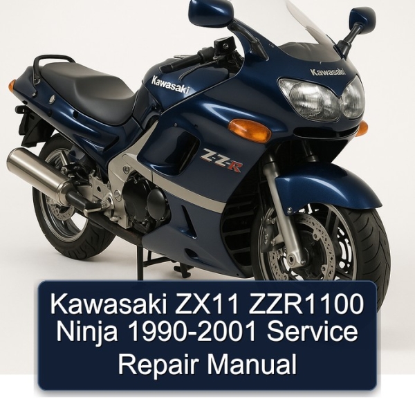 Kawasaki ZX11 ZZR1100 Ninja 1990-2001 Service Repair Manual